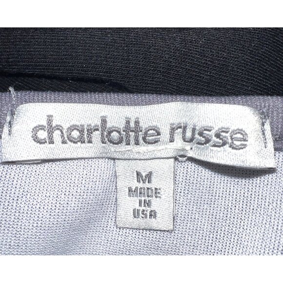 Charlotte Russe Floral Sleeveless Dress With Strappy Back M Polyester/Spandex - Picture 3 of 4